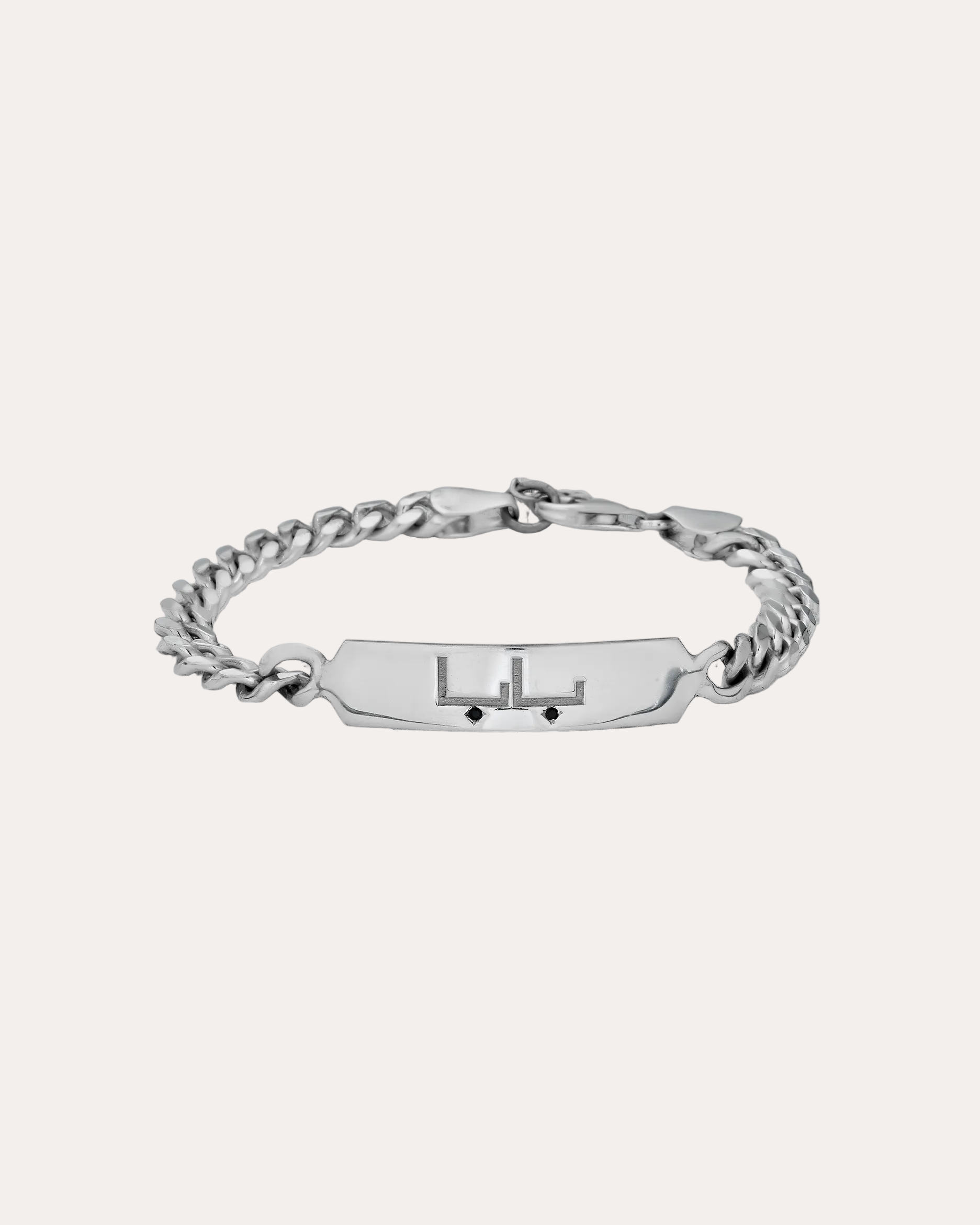 Personalized Arabic Mens Bar Bracelet