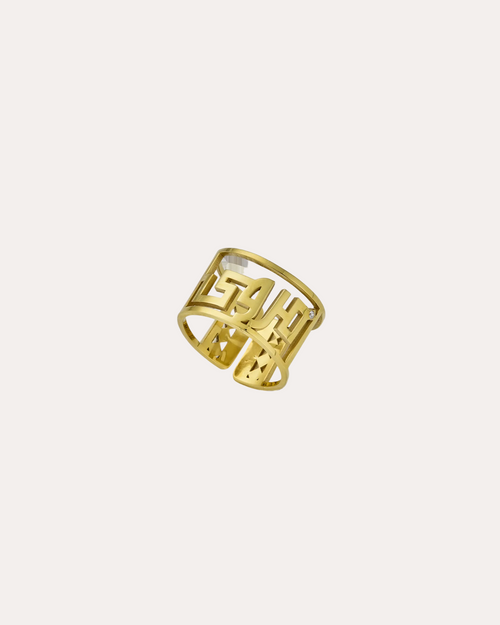 Custom Geometric Band Ring
