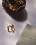 Gold Geometric Ring
