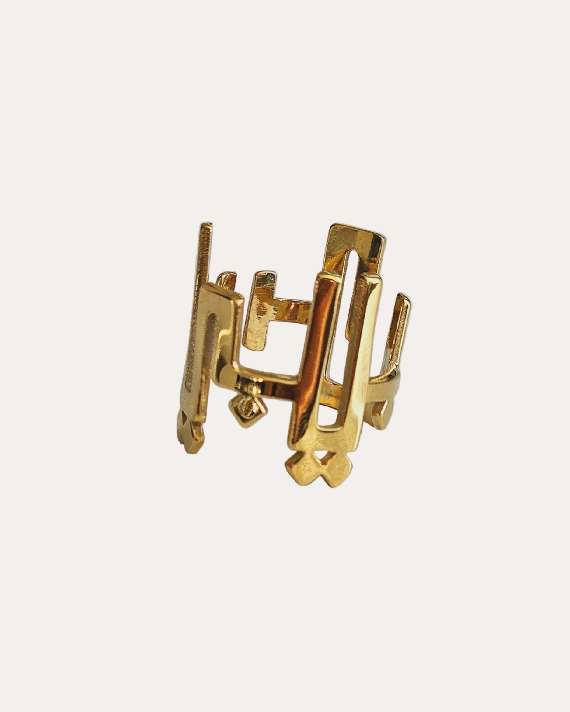 Gold Habibi Ring
