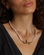 Jaan/Life Baroque Pearl Necklace in Urdu/Farsi