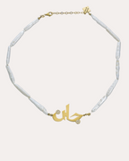 Jaan/Life Baroque Pearl Necklace in Urdu/Farsi