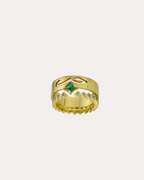 Hubb/Love Emerald Stacked Ring Set