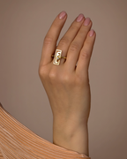 Geometric Initial Pearl Ring
