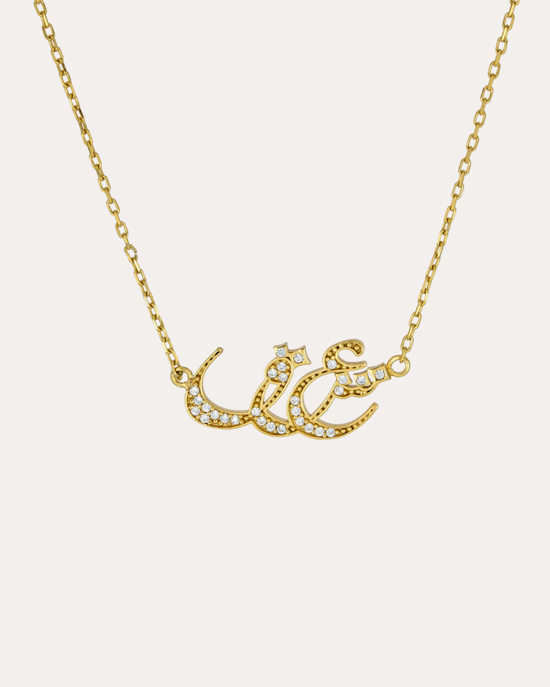 Ishq [Love/Passion] Studded Necklace
