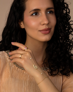 Ishq [Love/Passion] Hand Chain Bracelet