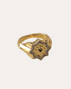 Mosaic Gold Star Ring