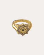 Mosaic Gold Star Ring