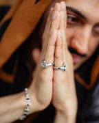 Mosaic Silver Star Ring