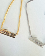 NEW YORK Arabic Curb Chain Necklace