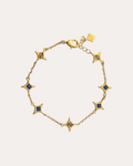 Sapphire Star Charm Bracelet