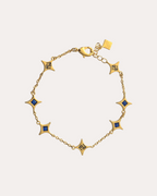 Sapphire Star Charm Bracelet
