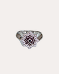 Mosaic Silver Star Ring