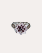 Mosaic Silver Star Ring